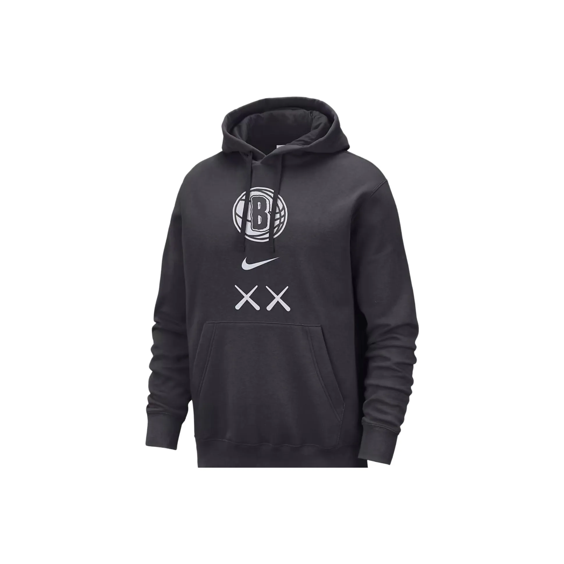 Nike x Nike Kaws Club Fleece Urban Edition Свитшот Унисекс Темный дымчатый серый