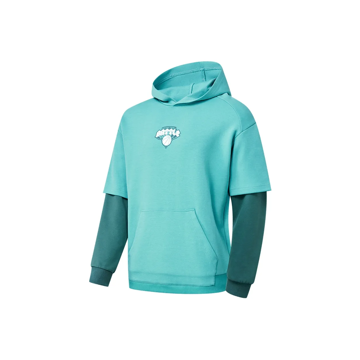 QIAODAN Sweatshirt Men's Nile Blue/Deep Cyan