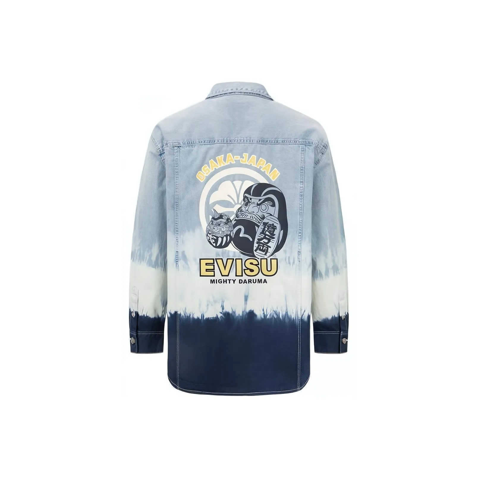 EVISU SS22 Tie dye Denim Shirt Jacket