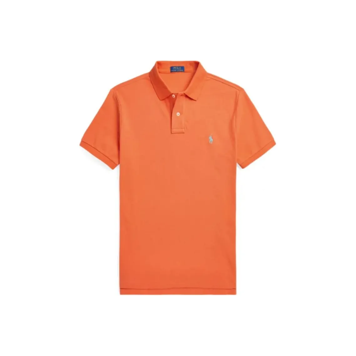 Polo Ralph Lauren Logo Embroidered Straight Hem Polo Shirt