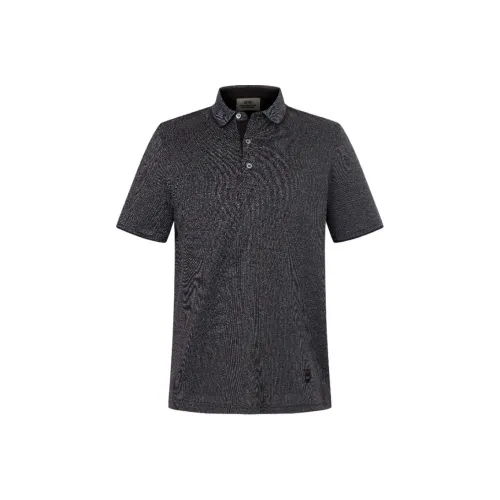 Corneliani Мужское Поло Темно-синего цвета
