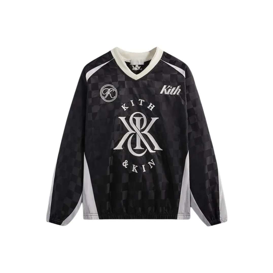 KITH Checkered Satin Dayton Combo Pullover