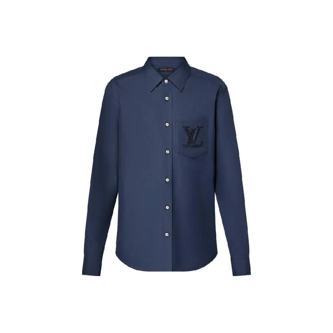 LOUIS VUITTON Embroidered Long Sleeved Cotton Shirt