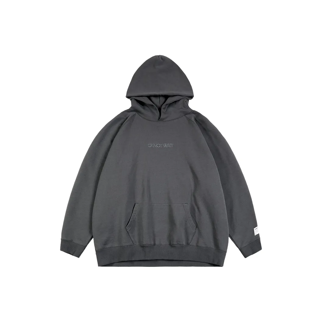CANOTWAIT_ Толстовка Унисекс Темно-серый