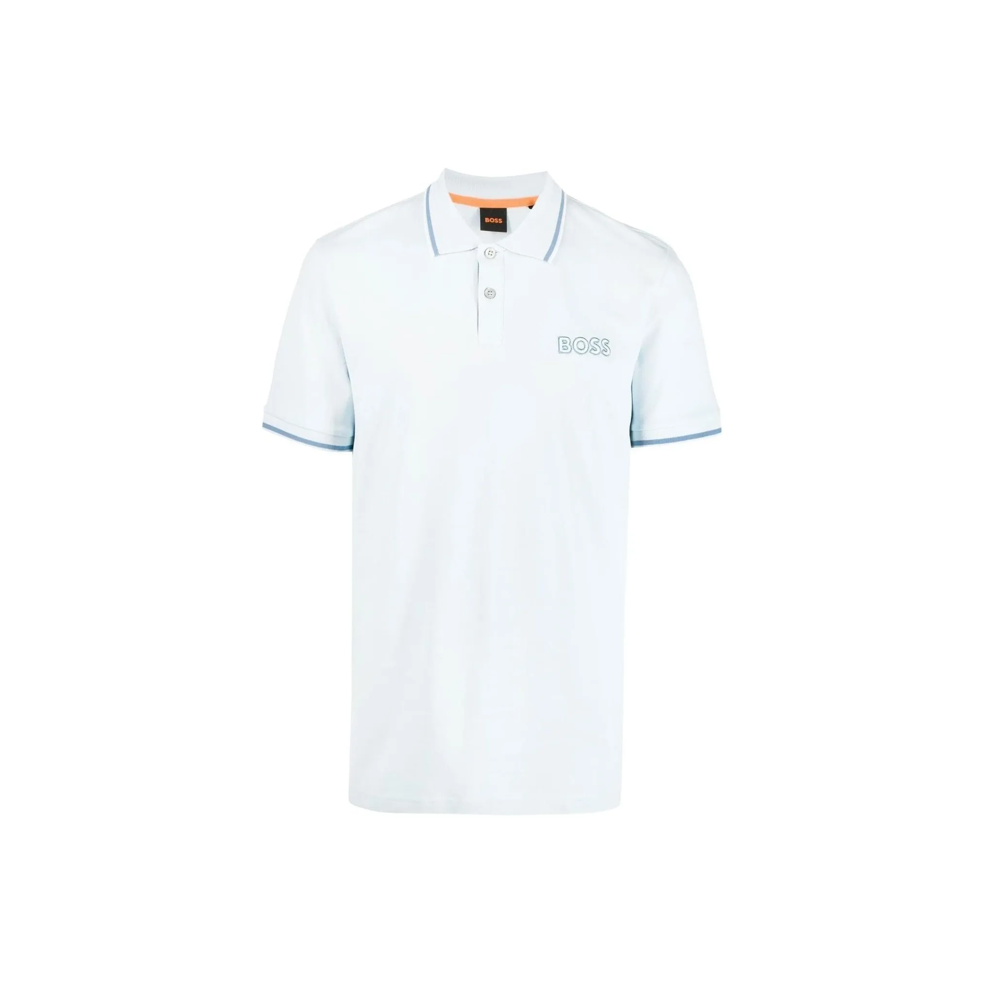 HUGO BOSS Polo Shirts Men's Light Blue