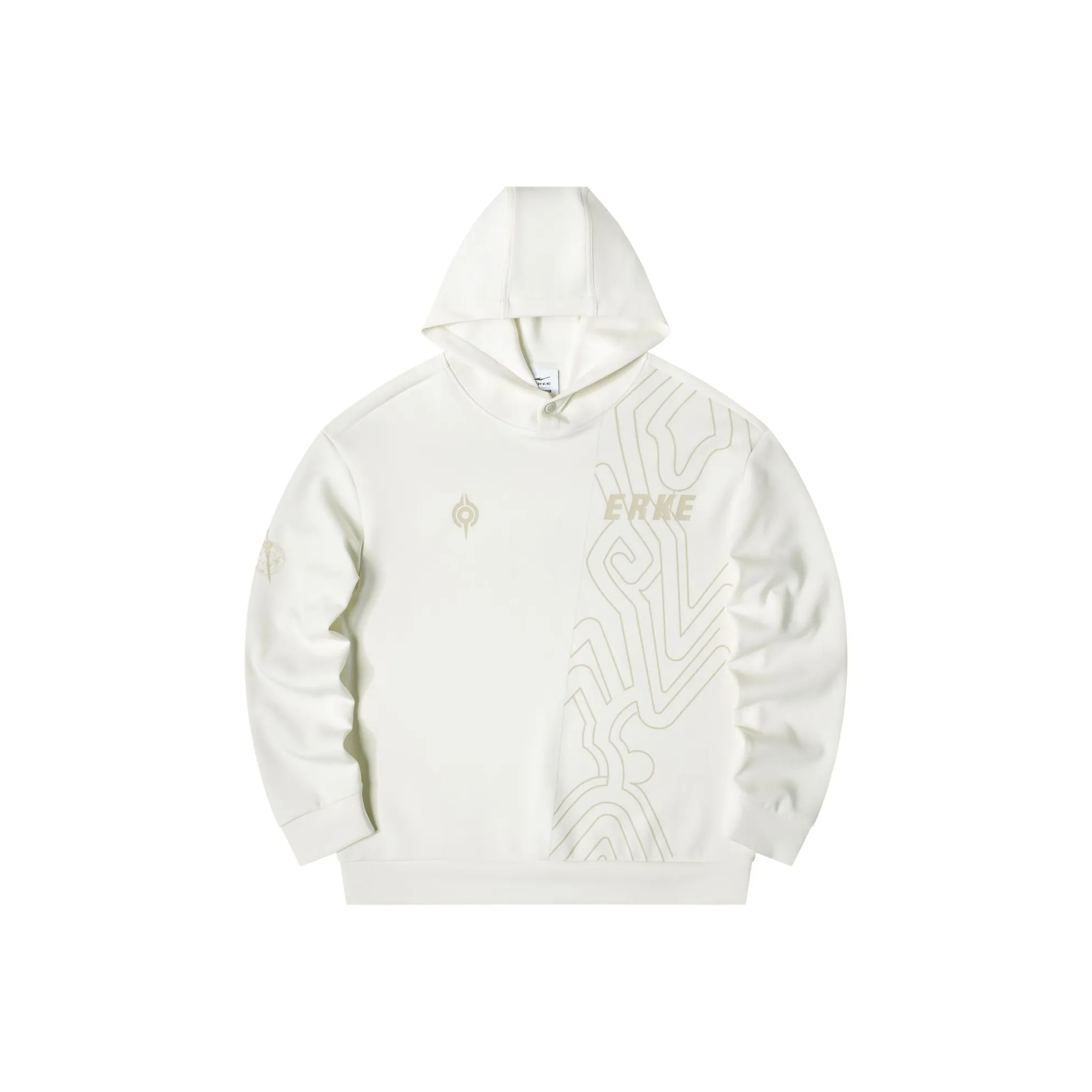 Erke Толстовка Унисекс True White