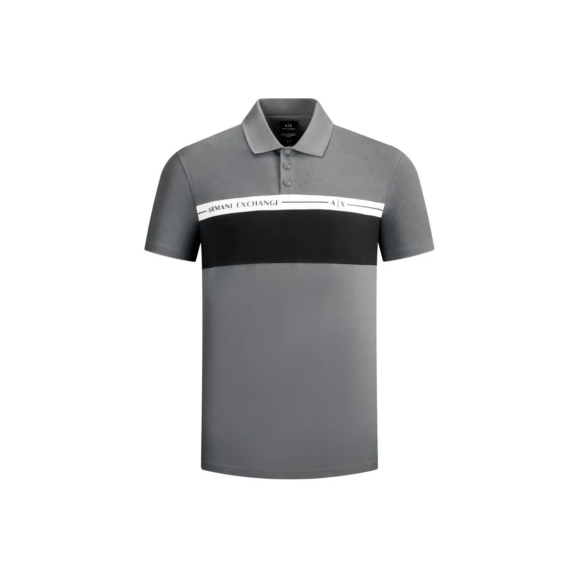 ARMANI EXCHANGEAE SS23 Polo Shirt Men's Gray