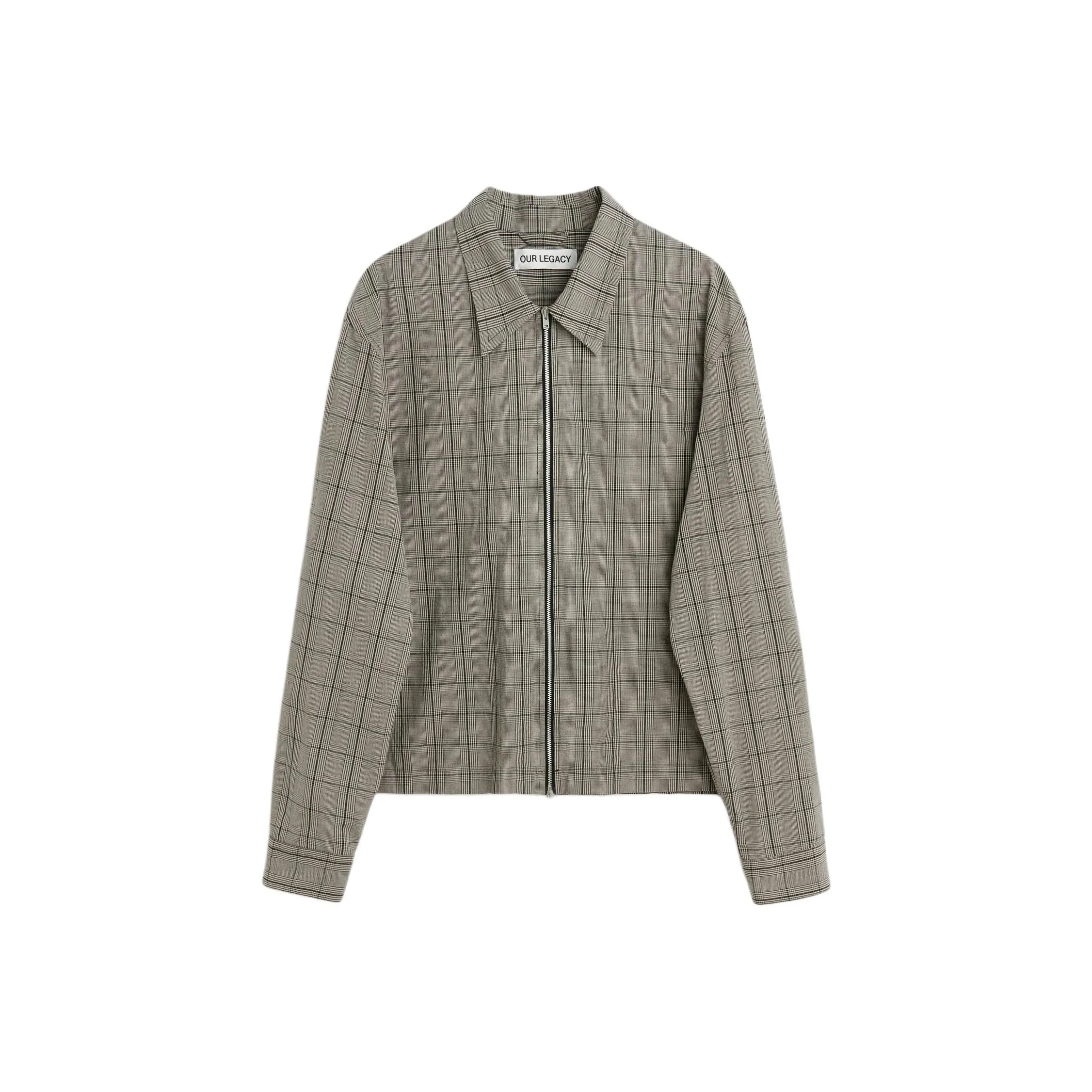 OUR LEGACY FW24 Рубашка Мужская Серого цвета