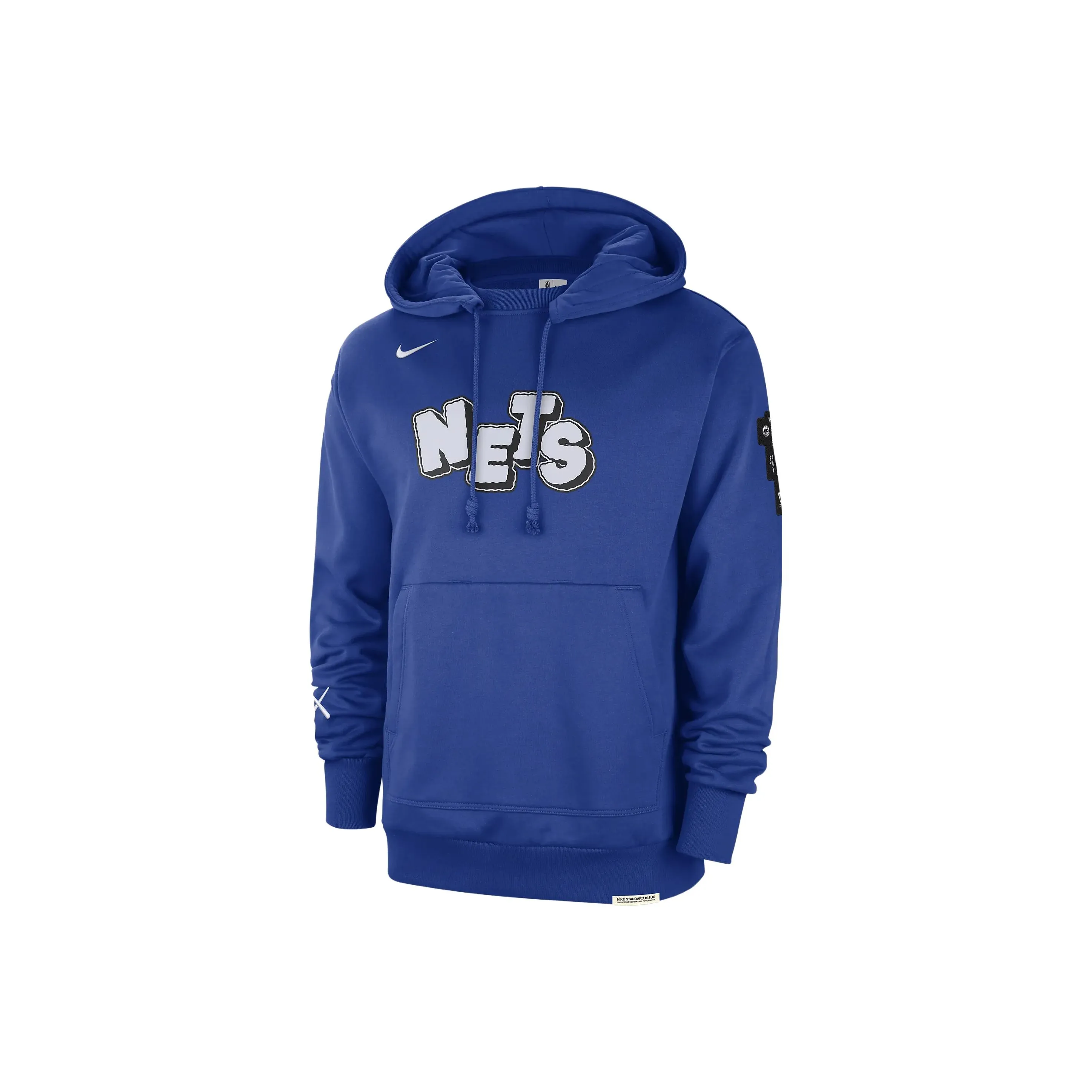 Nike NBA Свитшот Городской Edition 2023 24 Season Brooklyn Nets Мужской Темно-синий