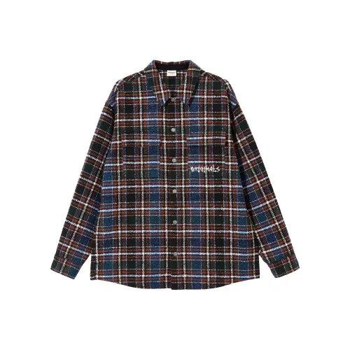 JACK&JONES Джем Оранжевый Мужские Рубашки