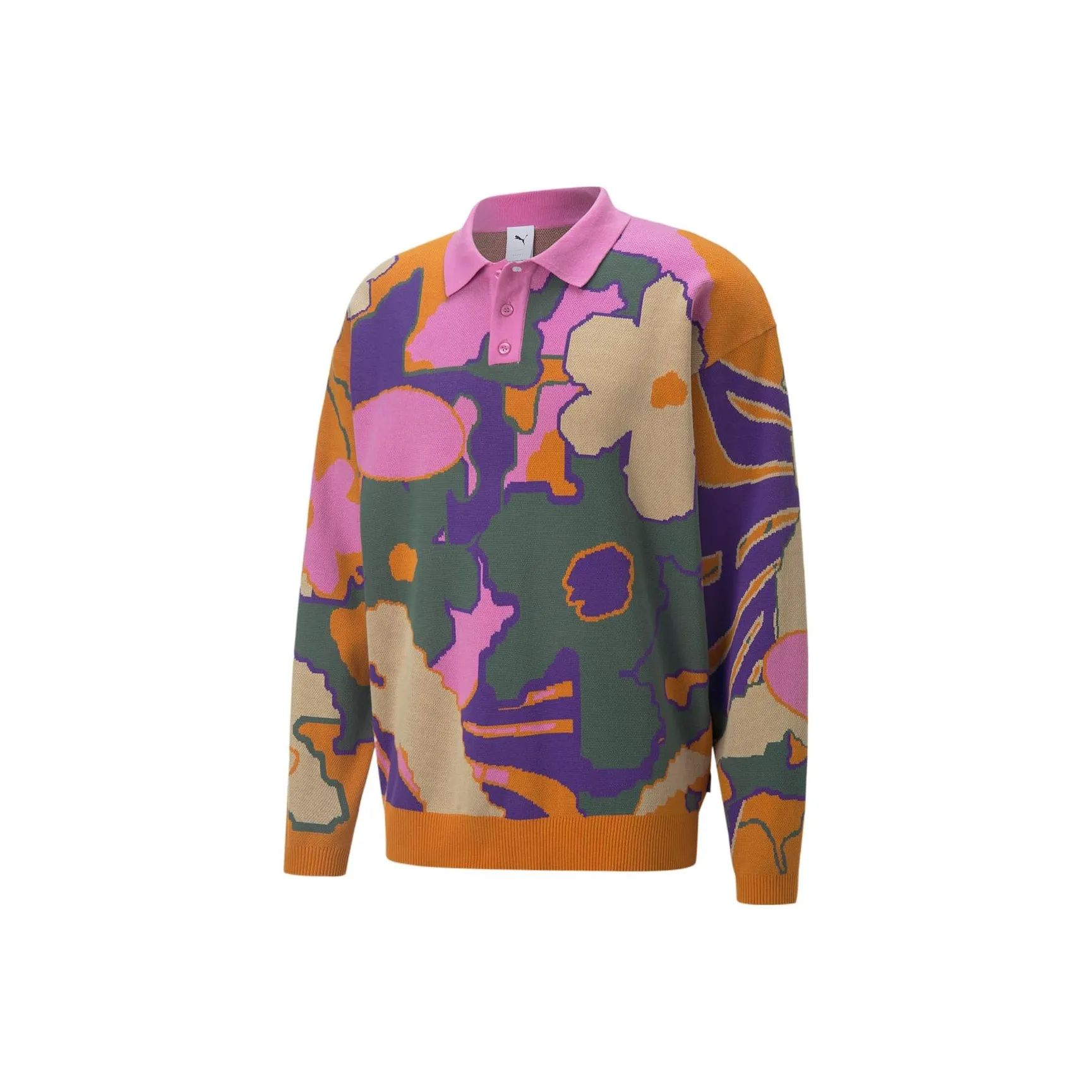 PUMA x PERKS AND MINI P.A.M Поло Мужское Оранжевое