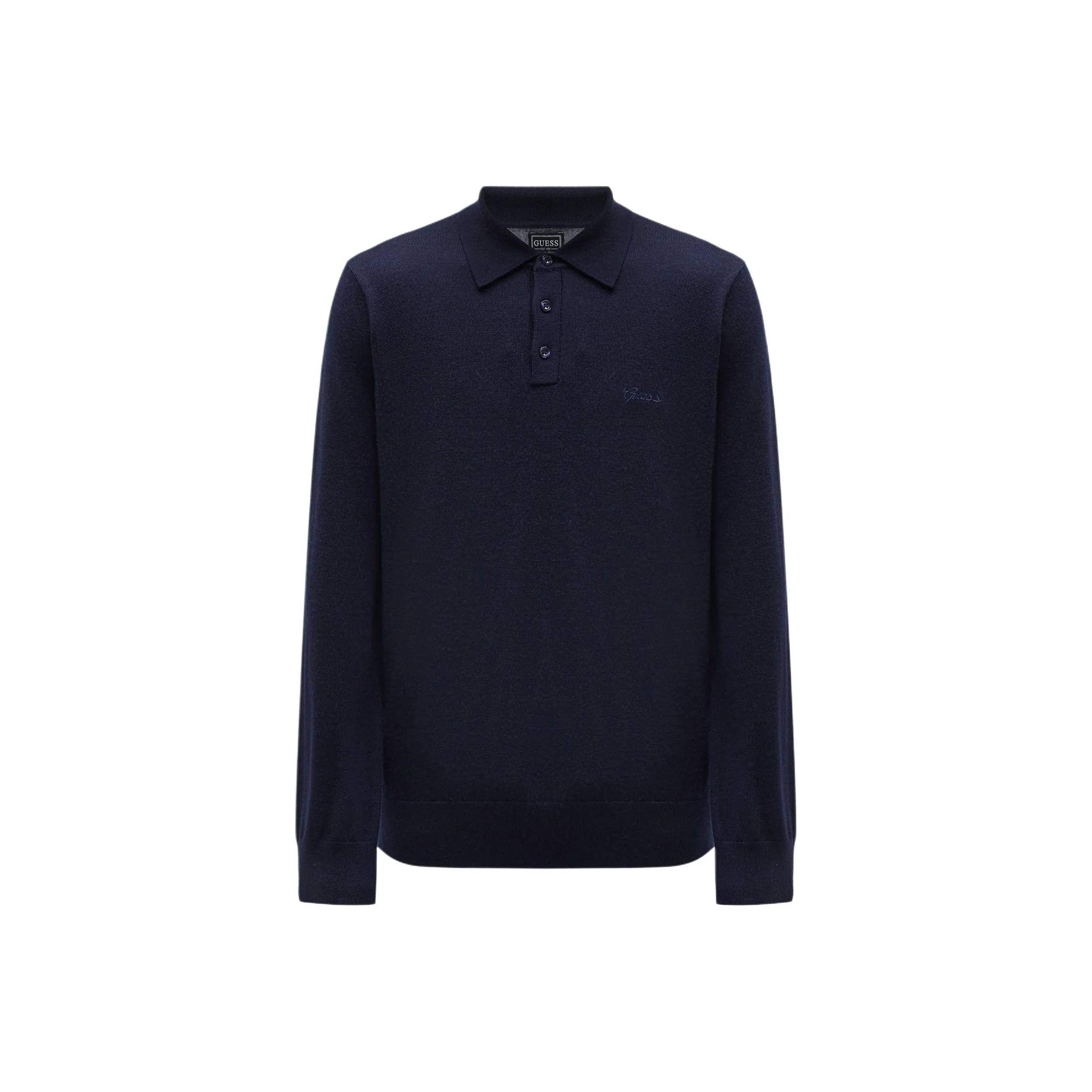 GUESS Polo Shirt Men's Marine Blue