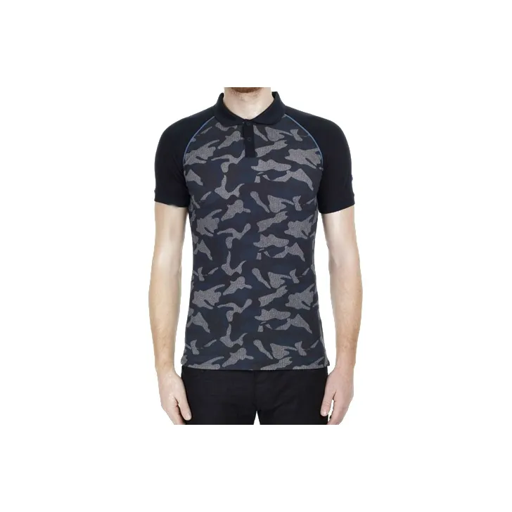ARMANI JEANS Polo Shirts Men's Black