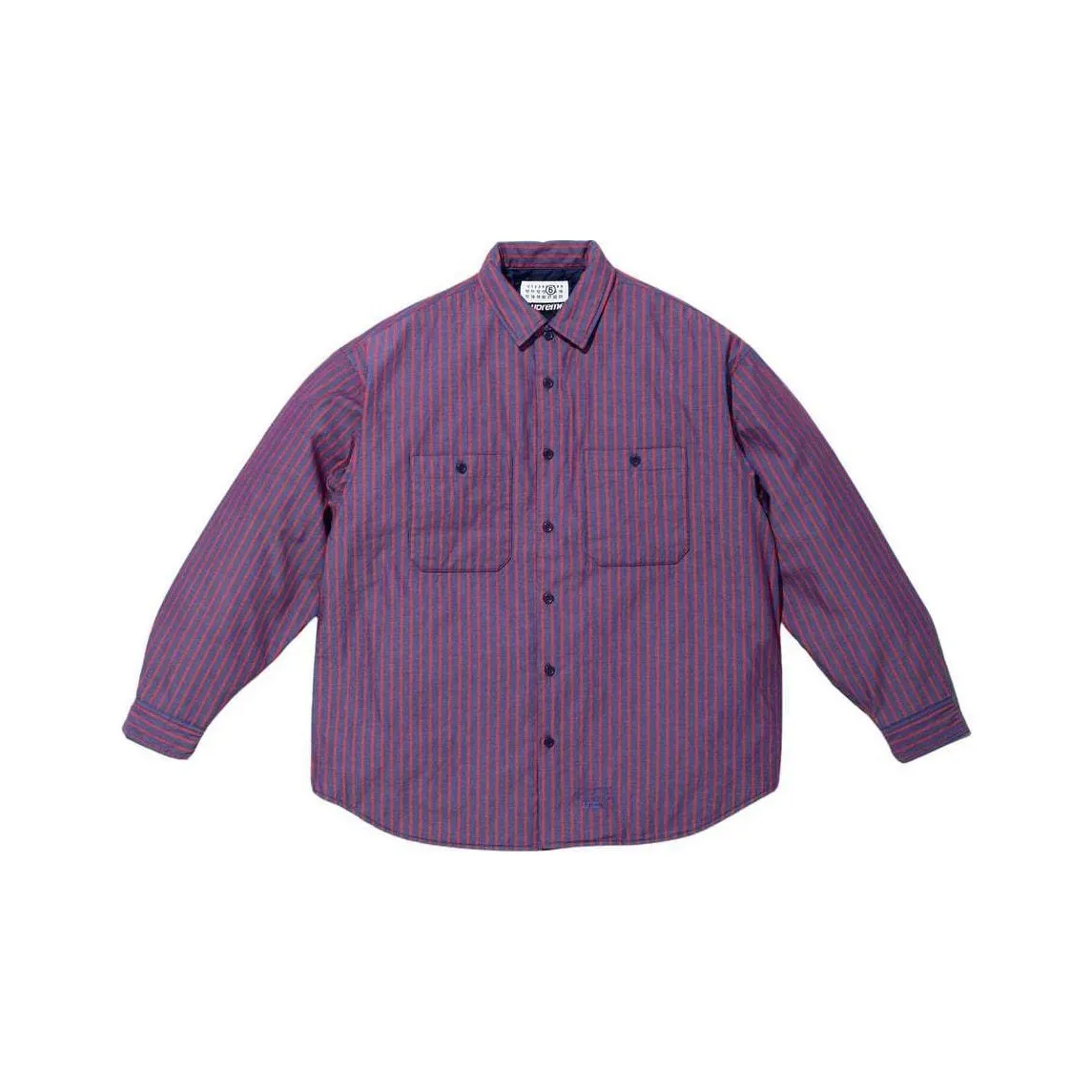 Supreme x MM6 MAISON MARGIELA SS24 WEEK7 Утеплённая рубашка унисекс