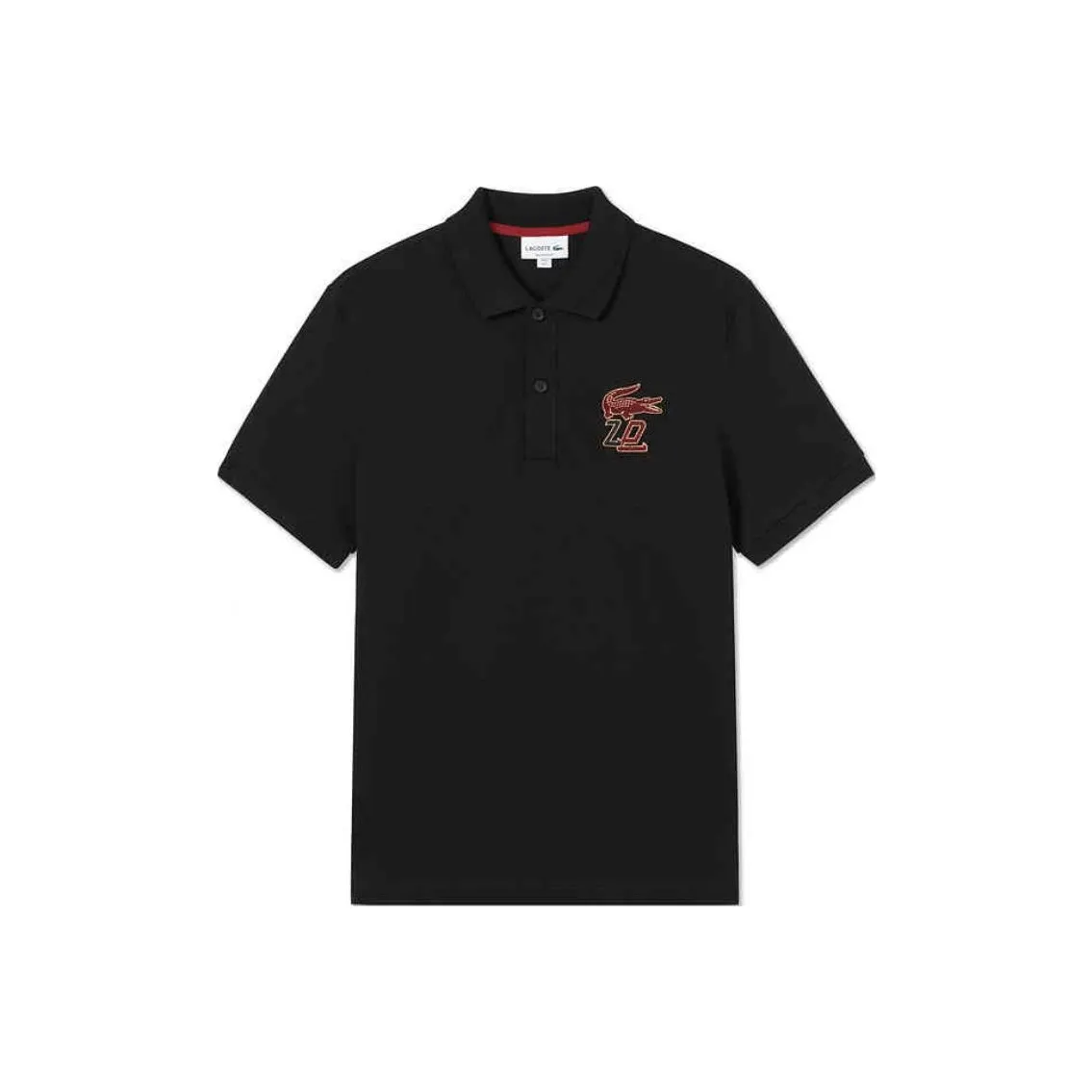 LACOSTE Auspicious Snake New Year Collection Polo Shirts Men's 031/Black