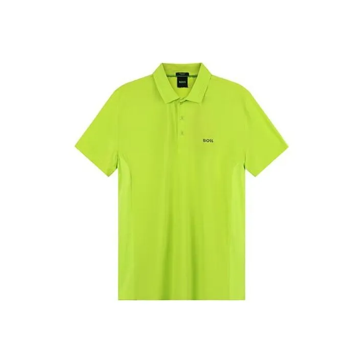 HUGO BOSS Polo Shirts Men Neon Green