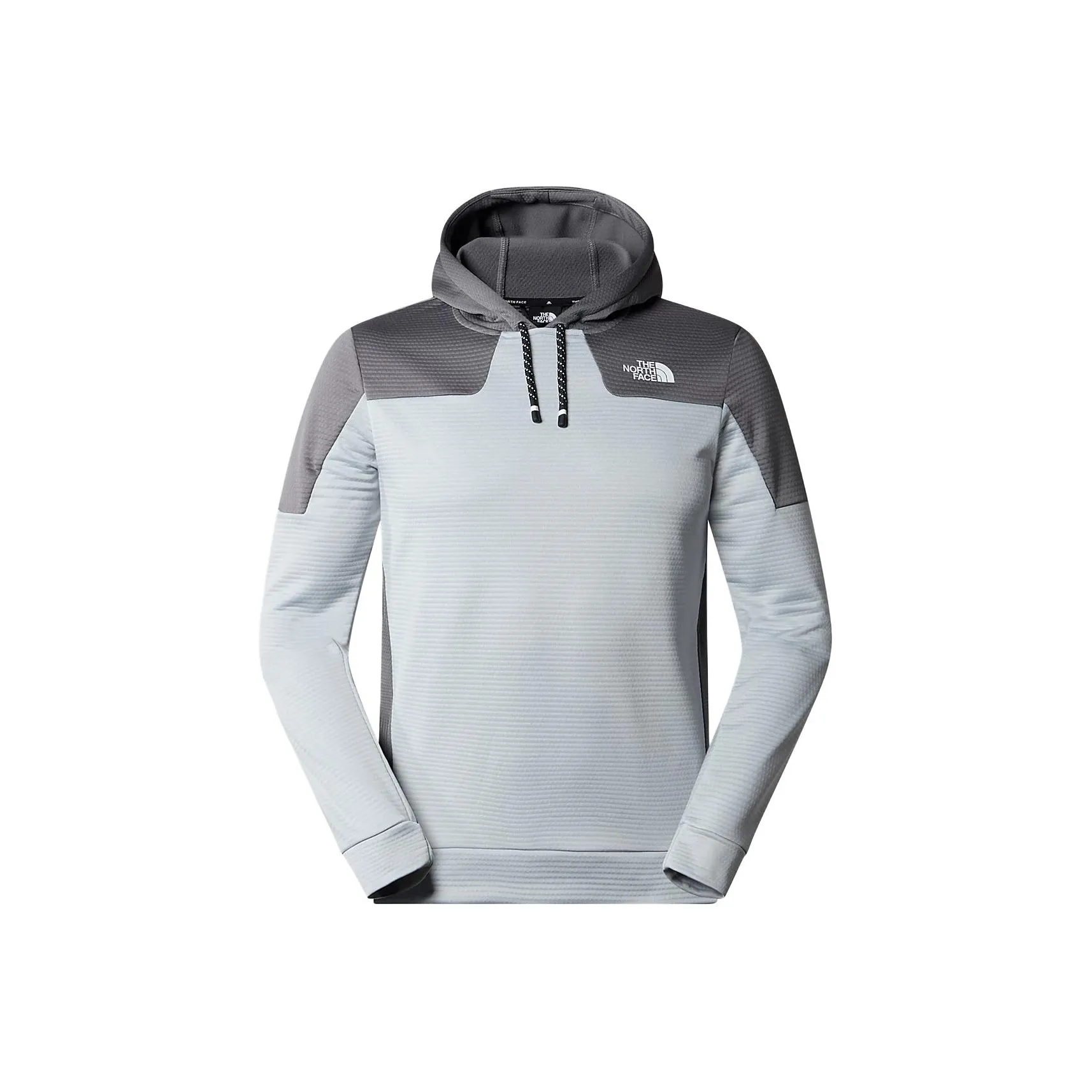 THE NORTH FACE MOUNTAIN ATHLETICS PULLOVER FLEECE HOODIE Sweatshirt Men's Light Grey/smoky Pearl
