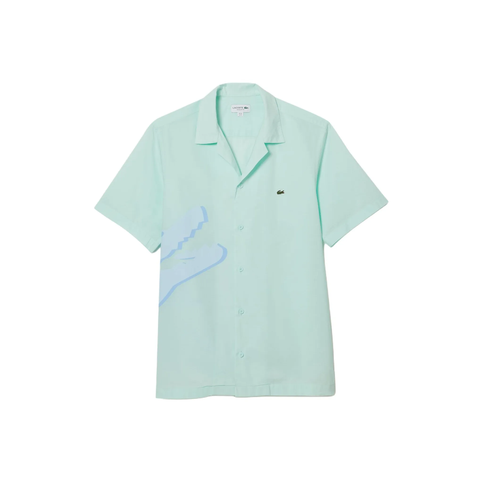 LACOSTE Мятно-зеленые мужские рубашки