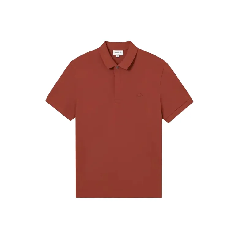 LACOSTE SS25 Polo Shirt Men's Deep Red
