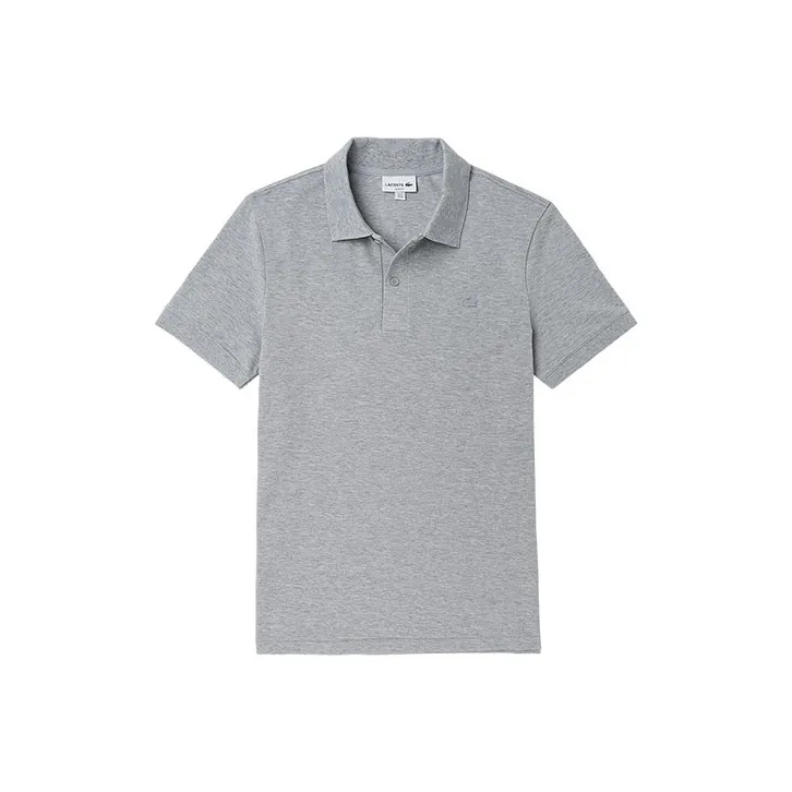 LACOSTE Collaboration Мужская Поло Серого Цвета