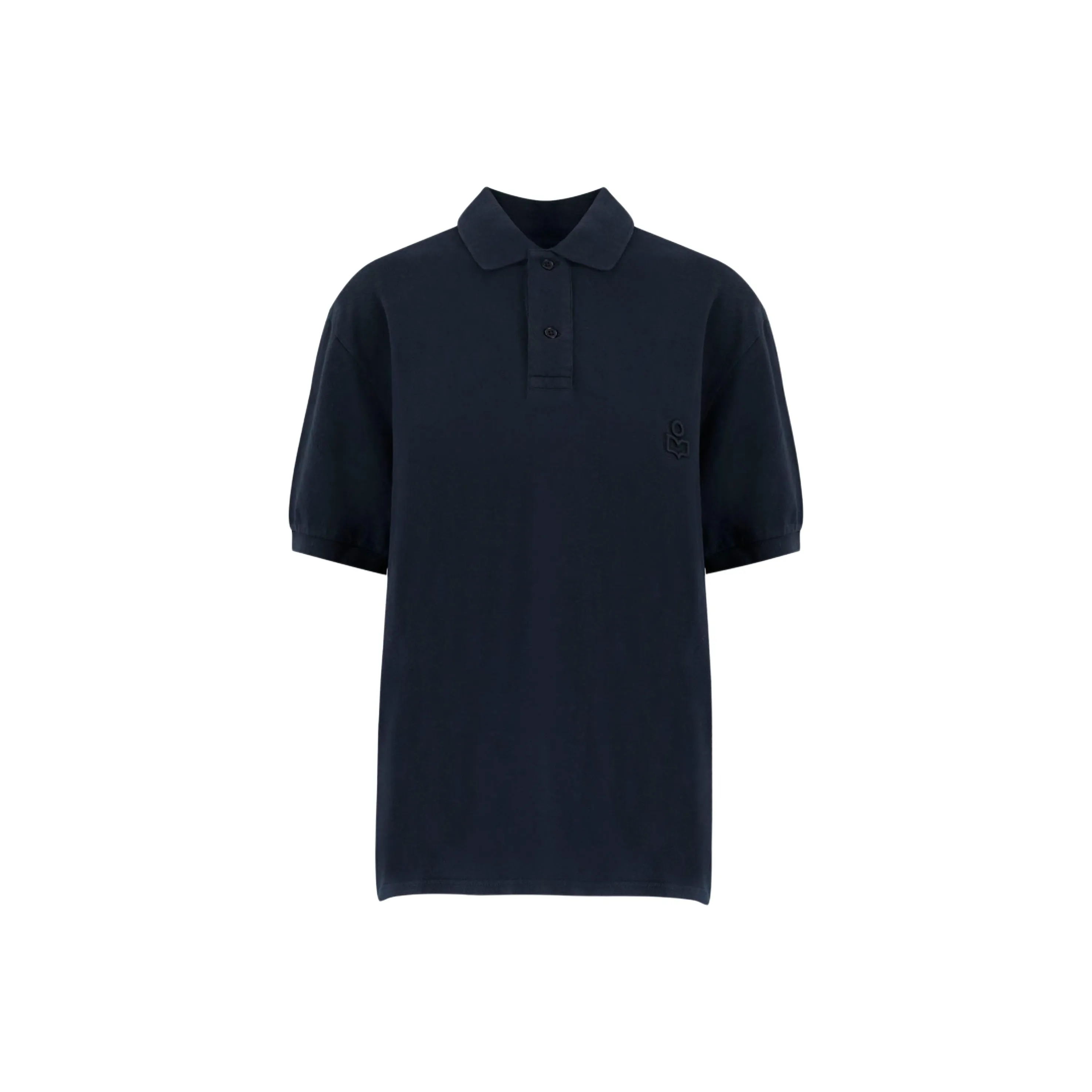 ISABEL MARANT Afko Logo Embroidered Polo Shirt
