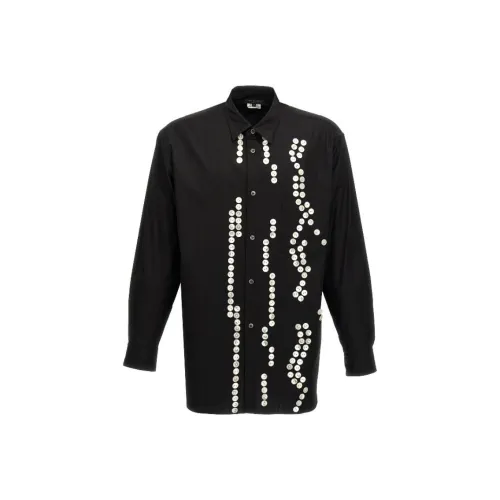 COMME Des GARCONS HOMME PLUS Черные Мужские Рубашки