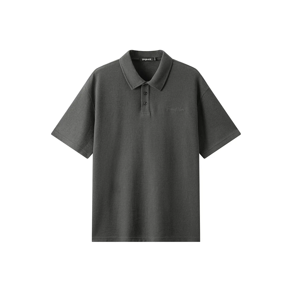 Gxg Jeans Polo Shirt Men's Dark Gray