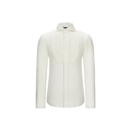 LARDINI Белые Мужские Рубашки