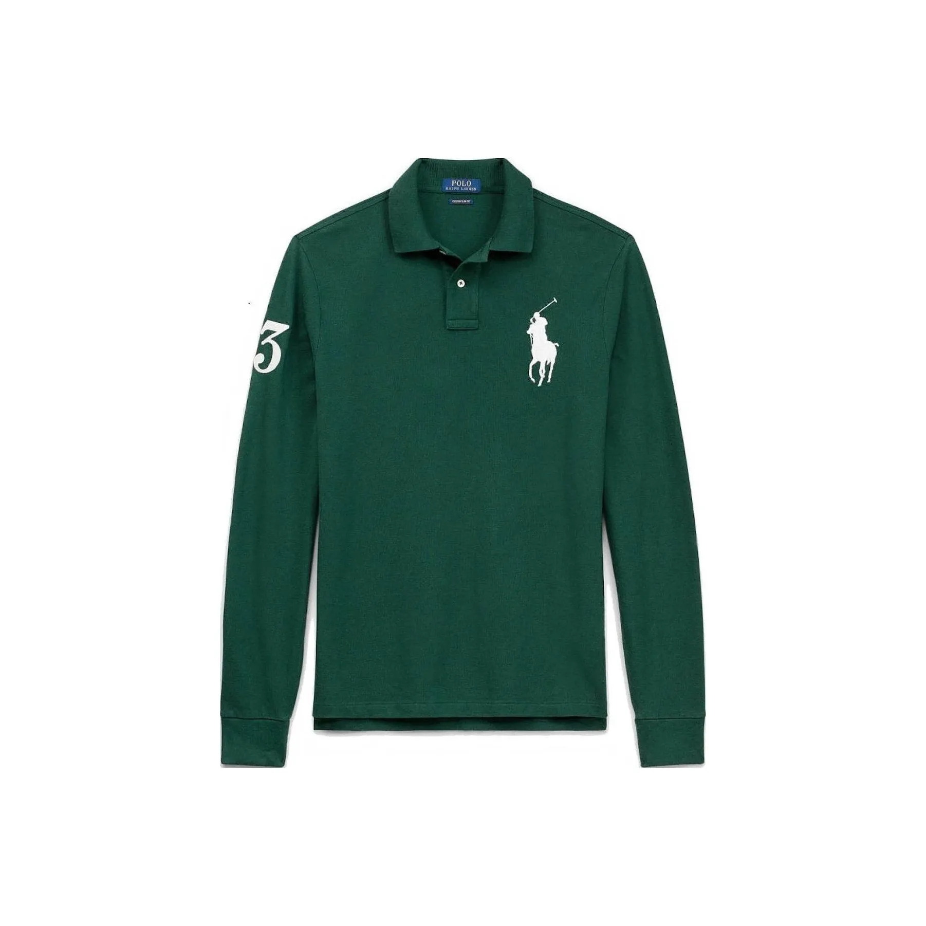 Polo Ralph Lauren FW23 Поло Мужское Зеленый Банк