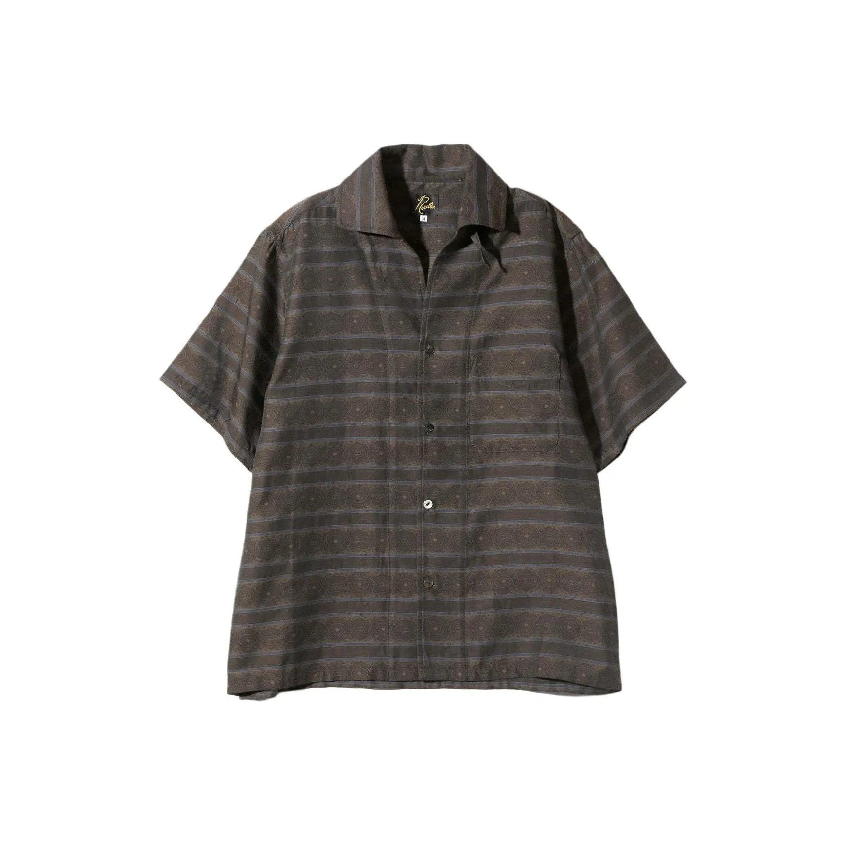 Needles SS24 Рубашка Унисекс Угольный Серый