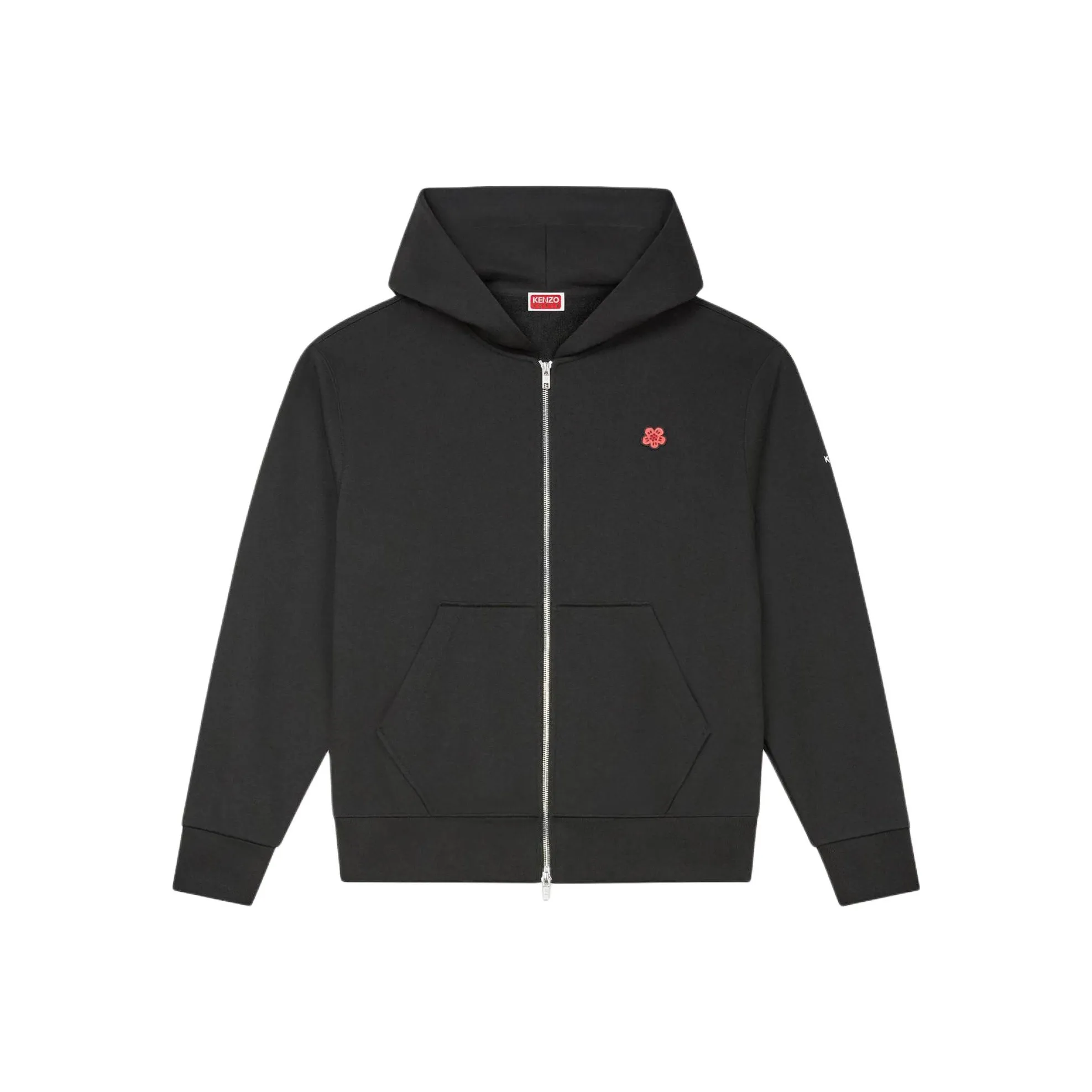 KENZO Boke Flower Embroidered Zipped Hoodie