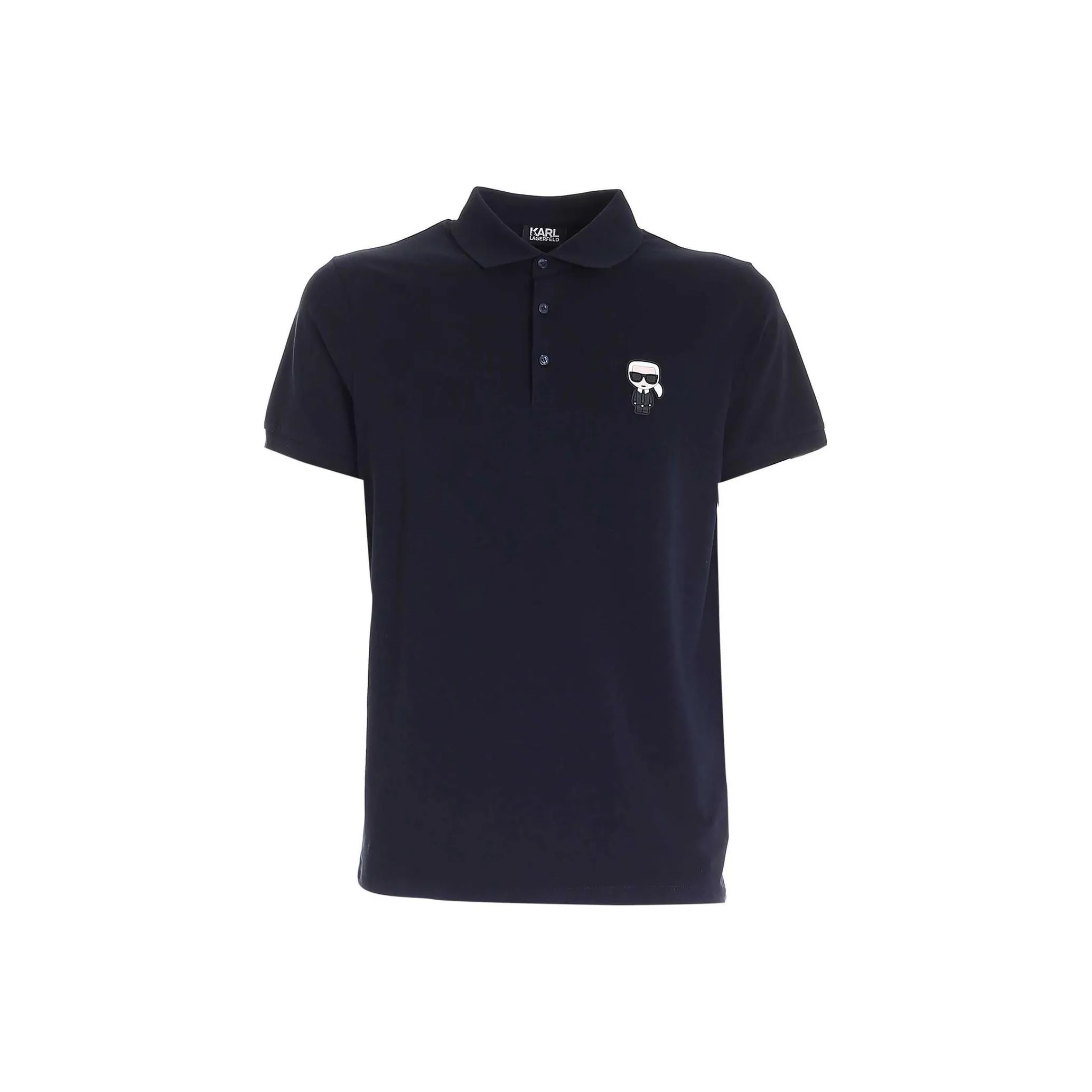KARL LAGERFELD SS23 Polo Shirt Men's Marine Blue