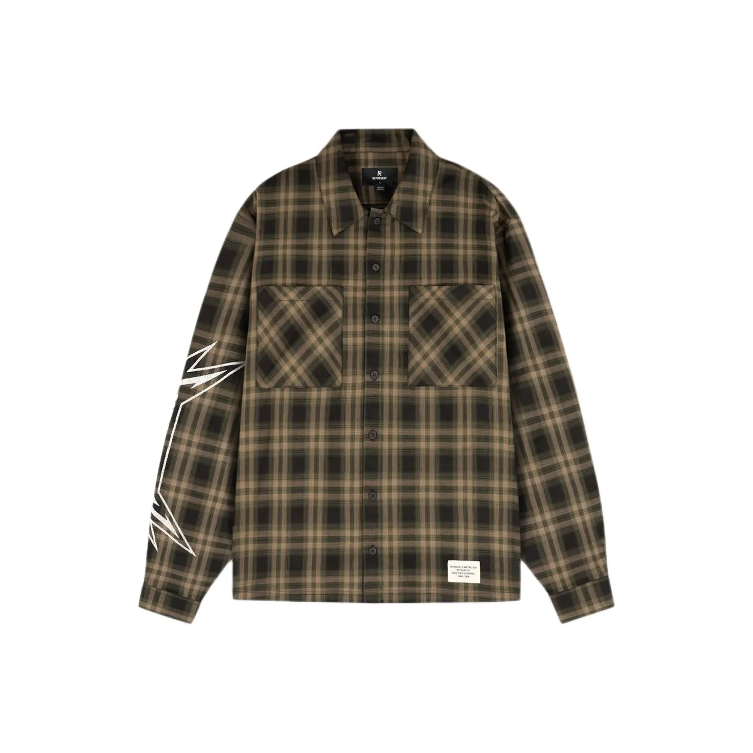 REPRESENT X Metallica Flannel Shirt
