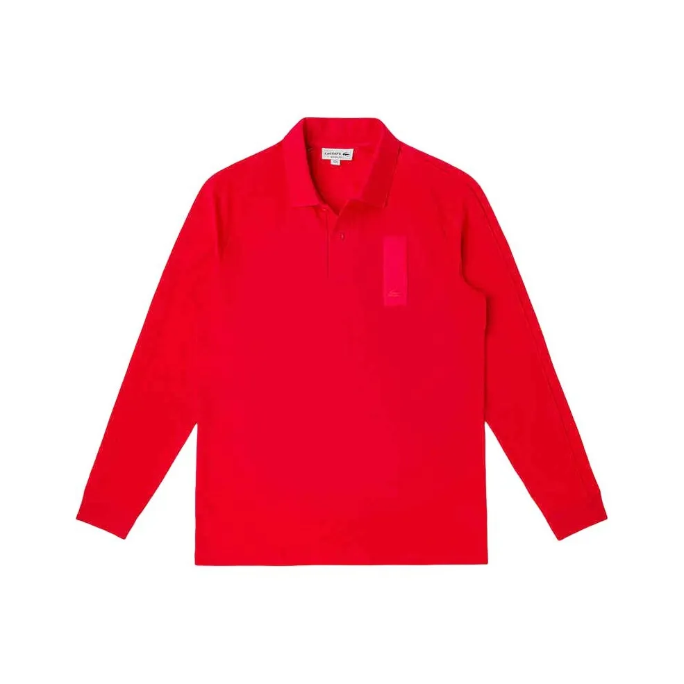 LACOSTE Мужская поло рубашка красного цвета