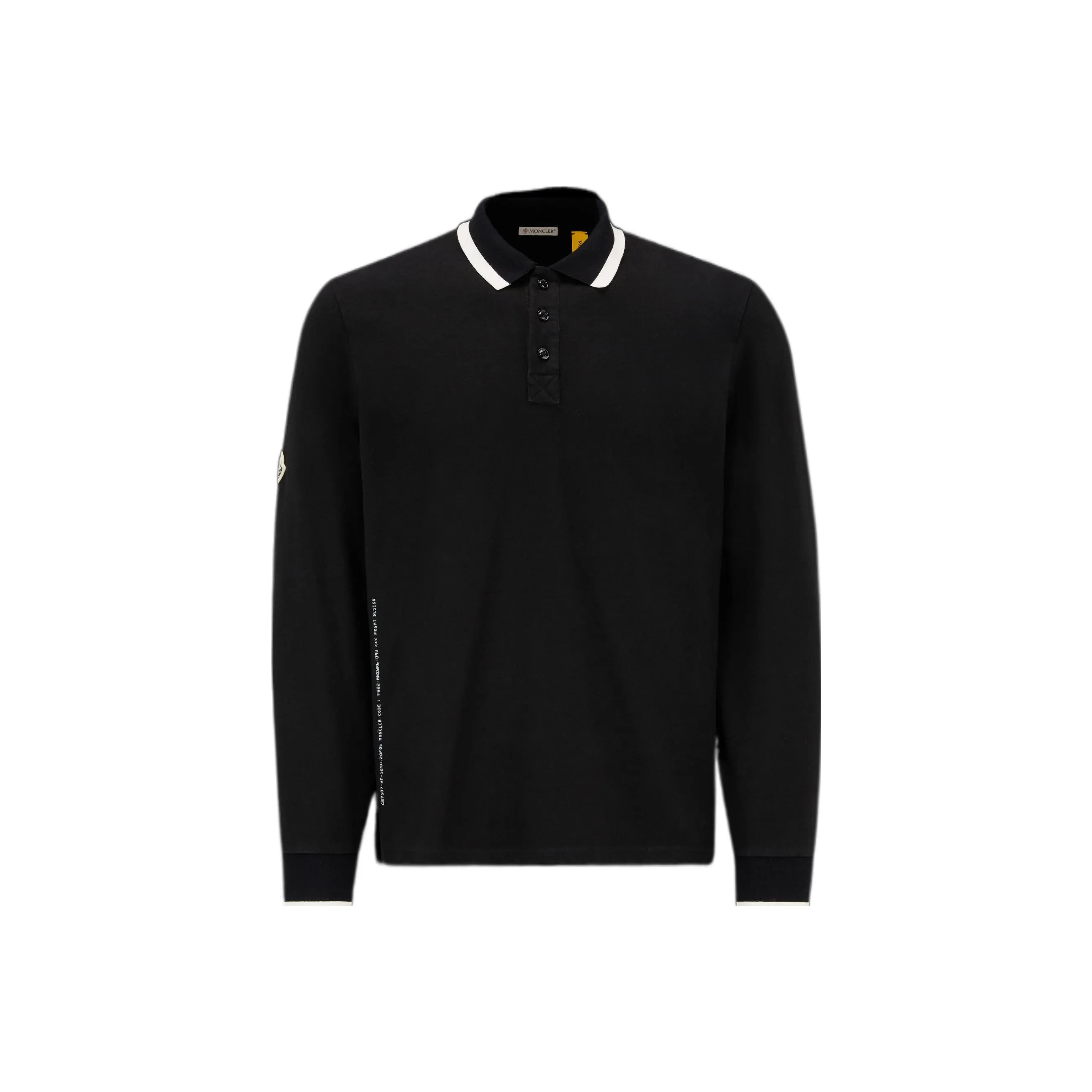 Moncler Мужская черная поло