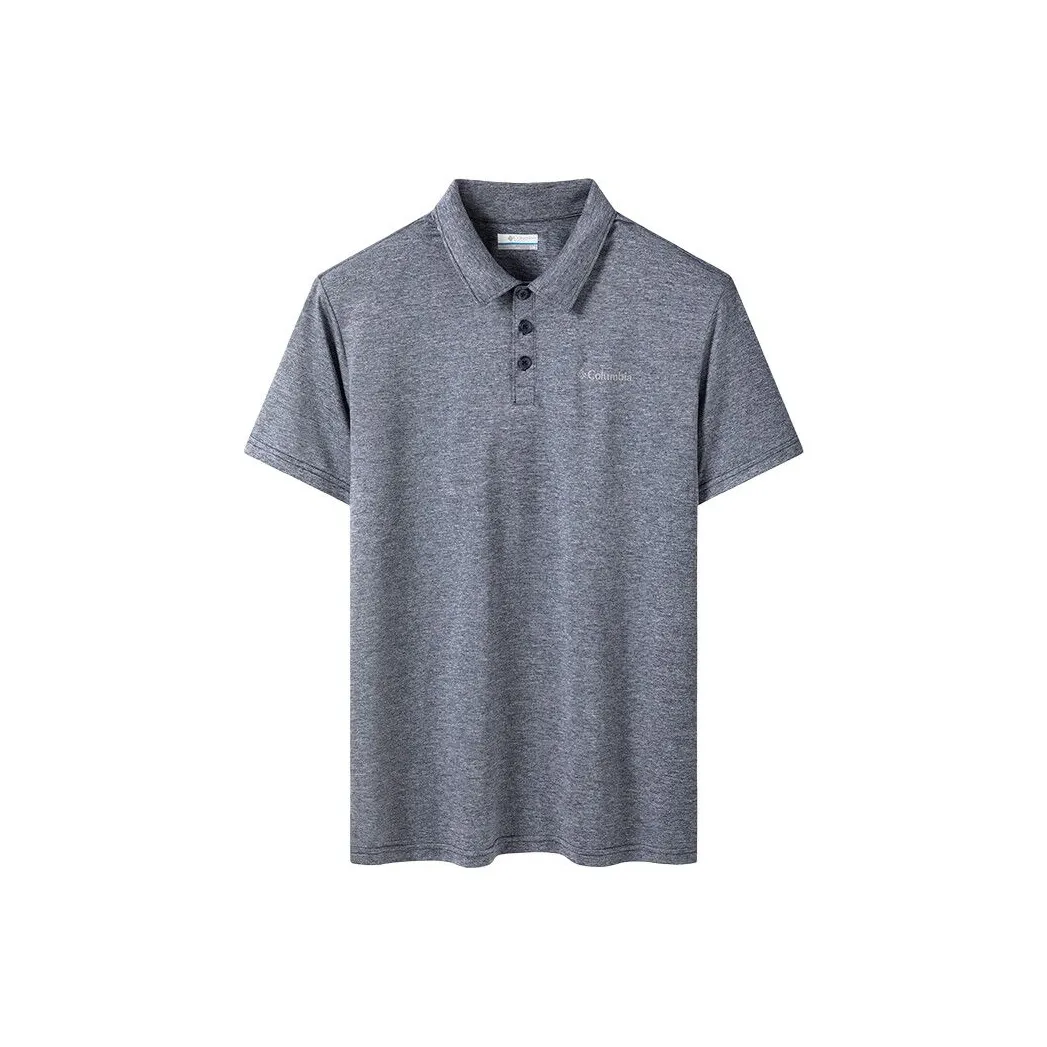 Columbia Polo Shirts Men's Gray 465