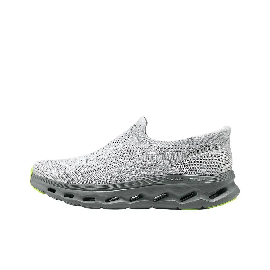 Skechers MEN'S GO WALK Устойчивый к истиранию Низкий Топ Повседневная обувь Мужская Светло-серый