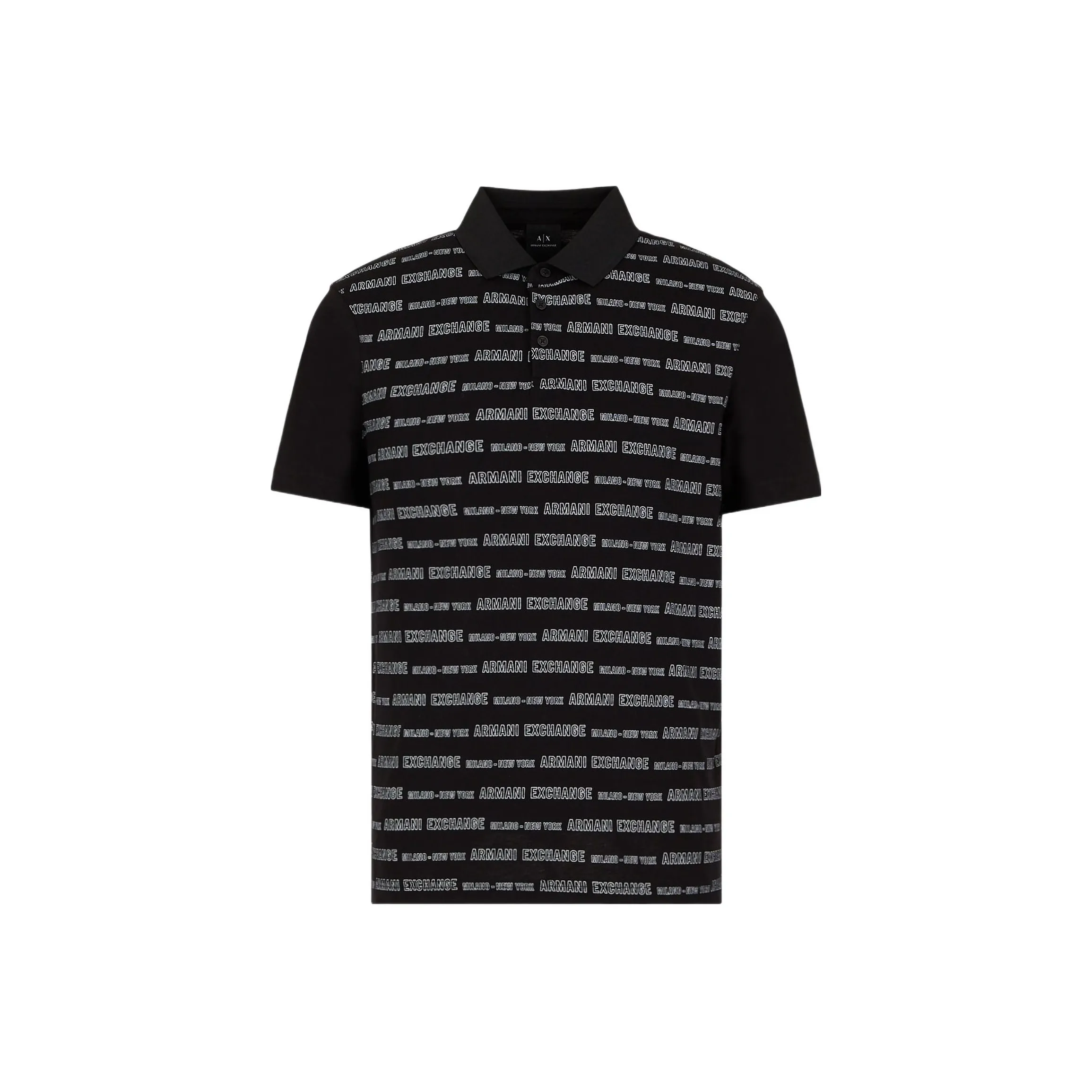 ARMANI EXCHANGEAE SS22 Поло Мужское Черное