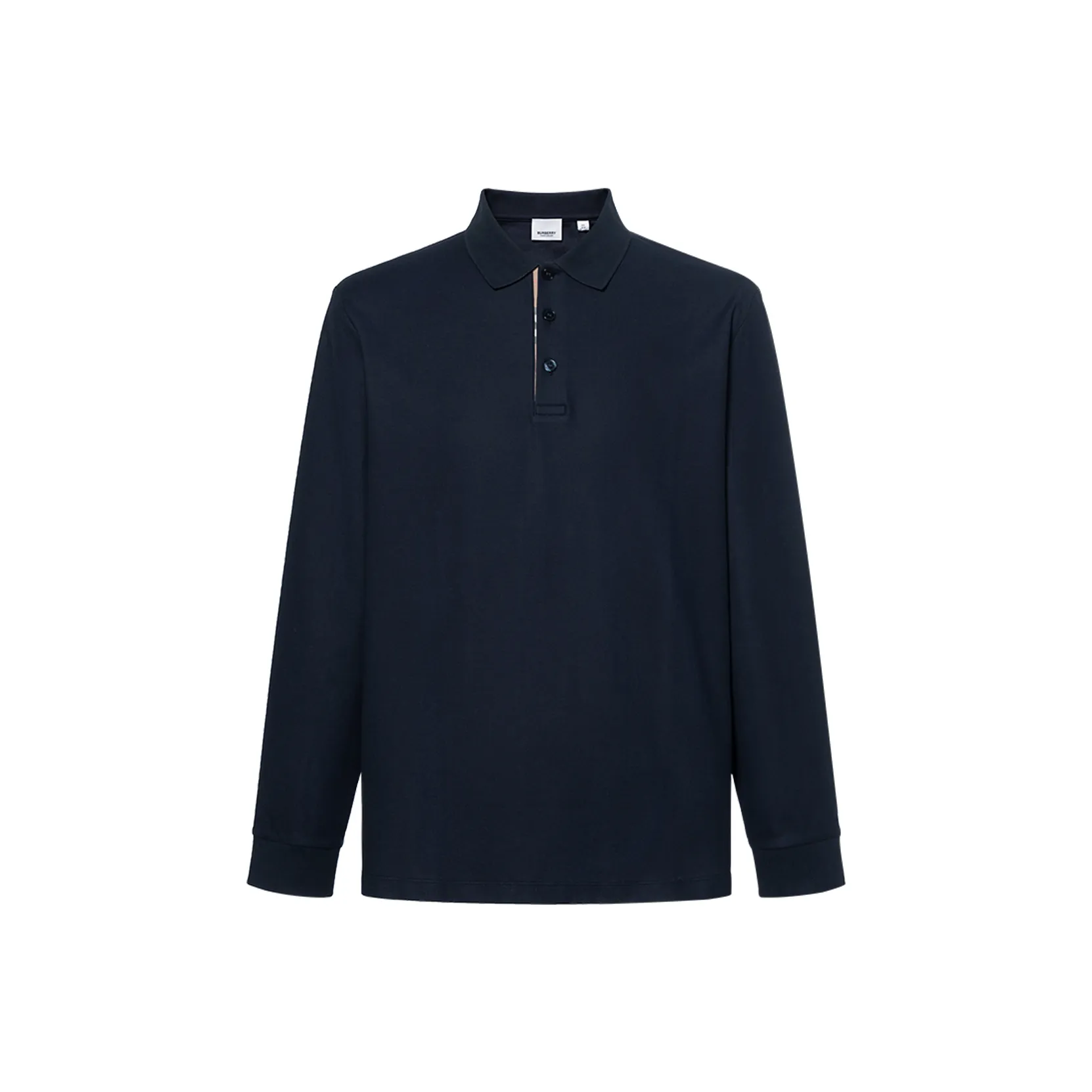 Burberry SS24 Polo Shirt Men's Blue Black