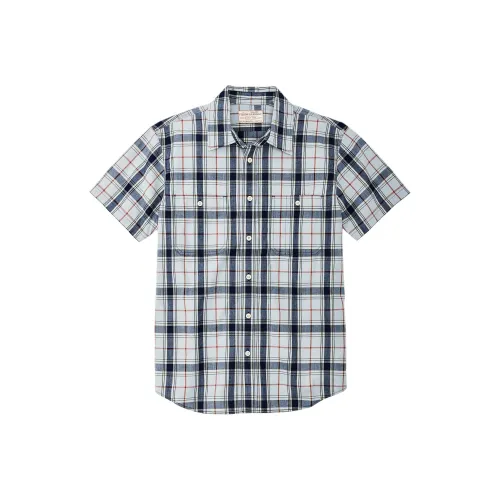 Filson Промытый индиговый цвет Мужские Рубашки