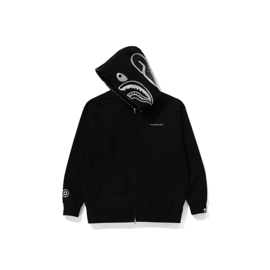 Bape Ink Camo Shark Zip Hoodie