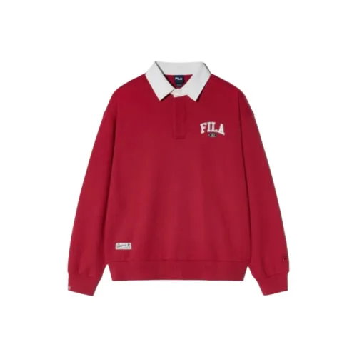 FILA Красный Унисекс Поло