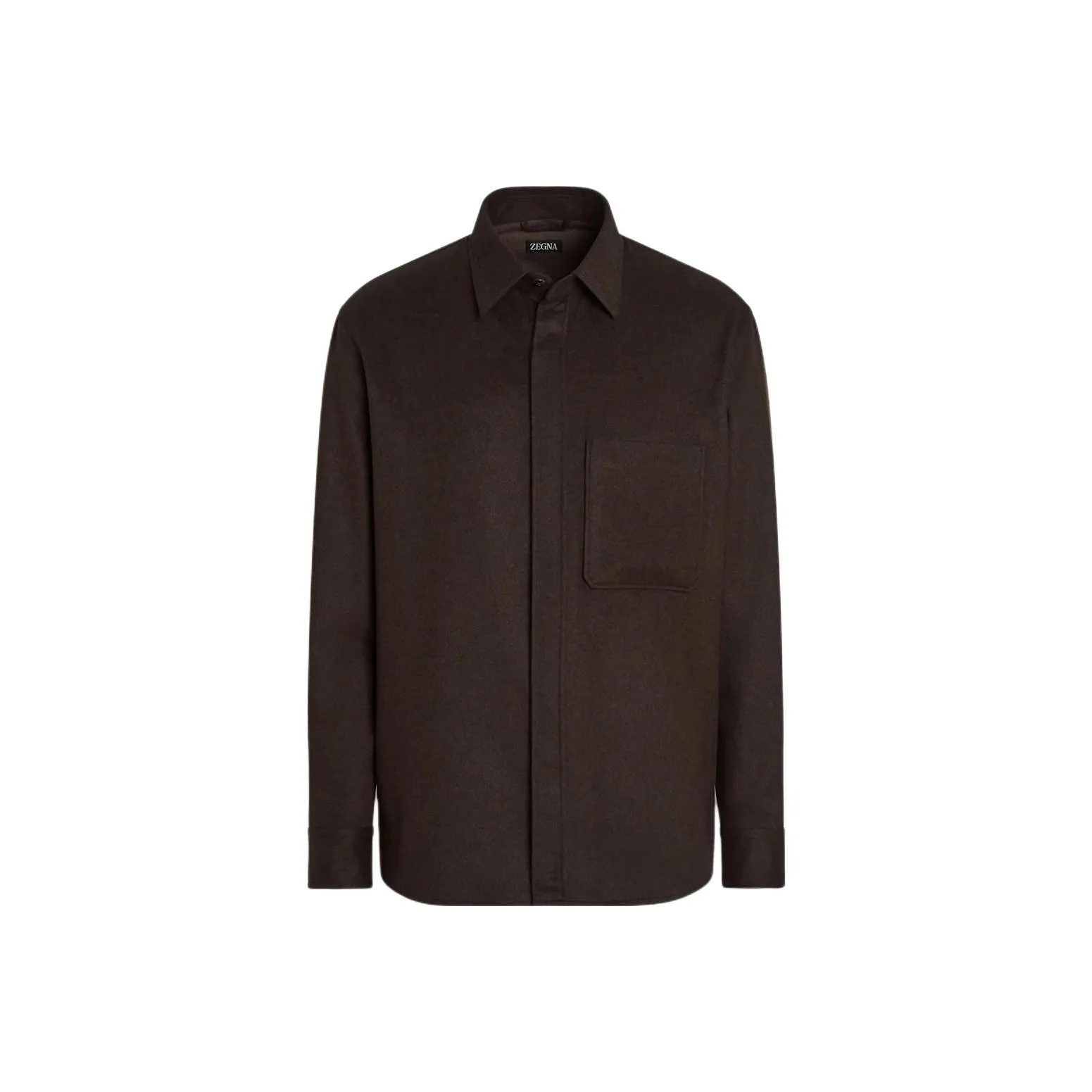 Zegna Chest Pocket Long Sleeved Shirt