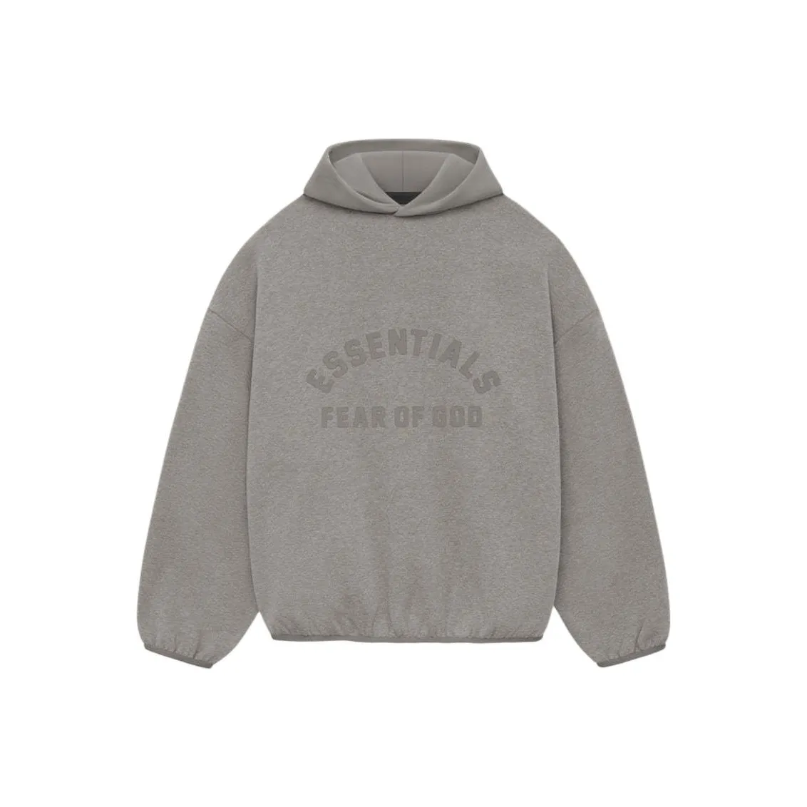 Fear Of God Essentials Logo Lettering Patch Panelled Hoodie