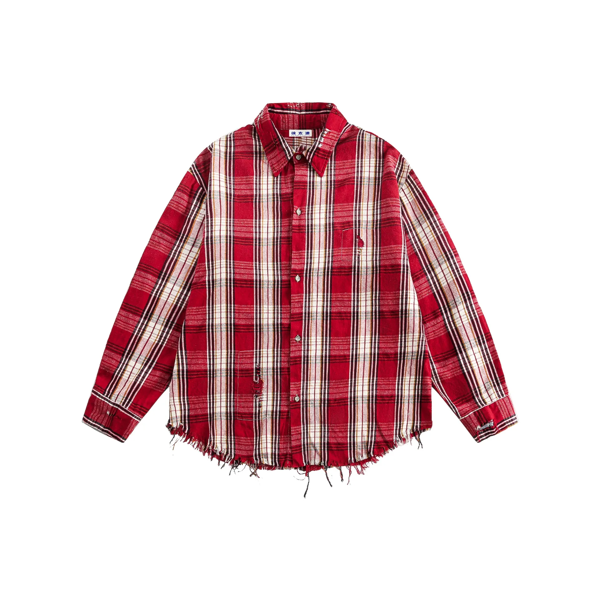 ALang Studio Рубашка Унисекс Рассвет Красный