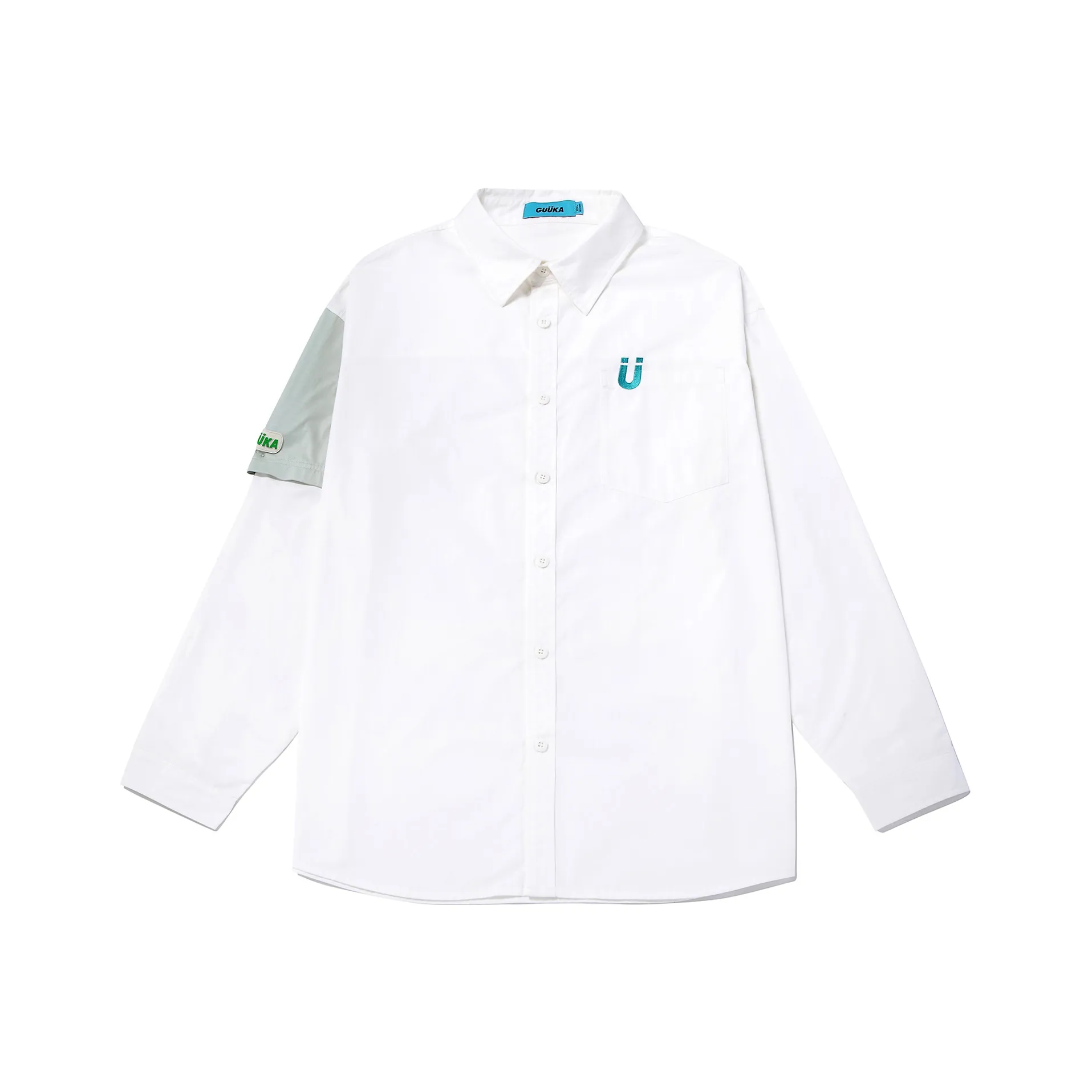 Guuka Белый Мужская Рубашка