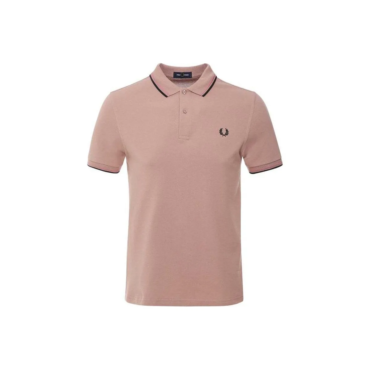 FRED PERRY Поло Мужское Темно-розовое