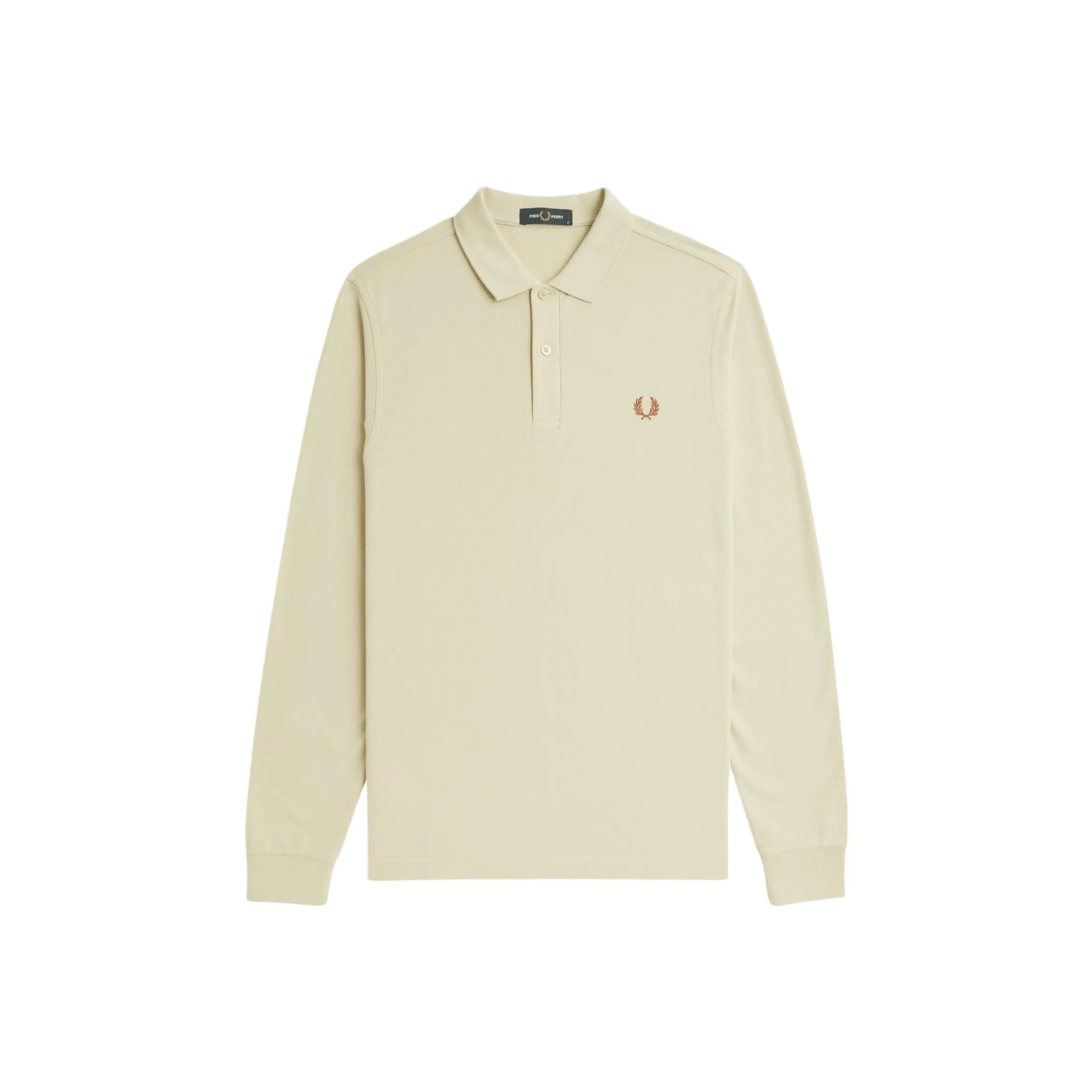 FRED PERRY Поло Мужское Овсяный