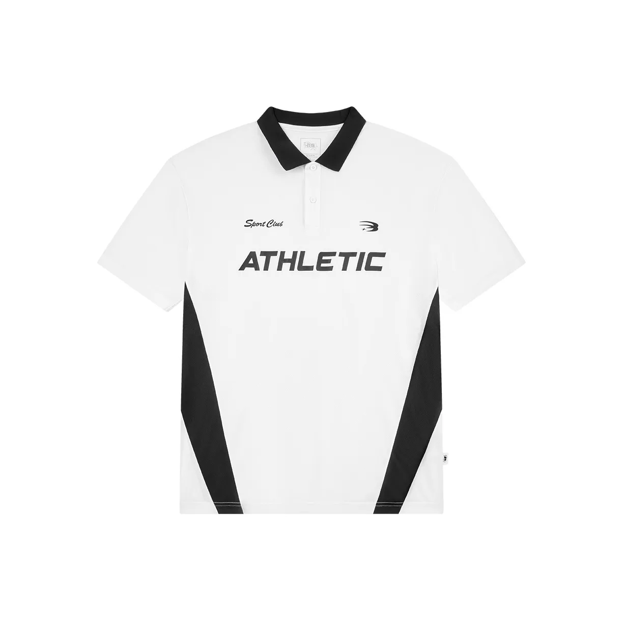 QIAODAN Поло Мужское Jordan Белый Черный