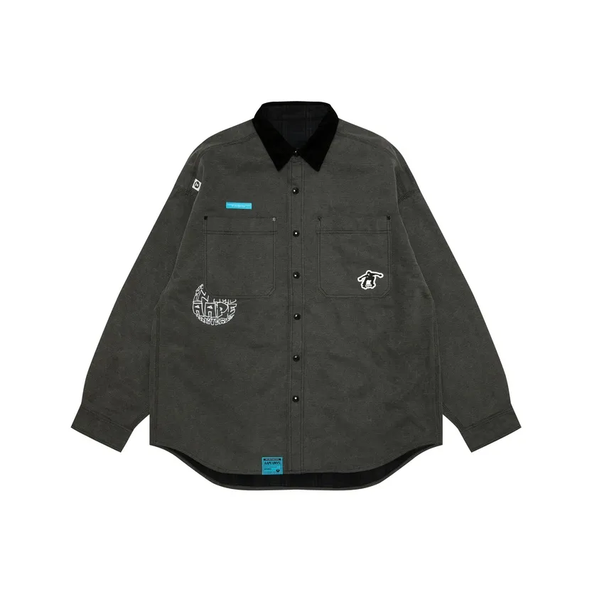 Aape By *A Bathing APE® Logo embroidered Shirt